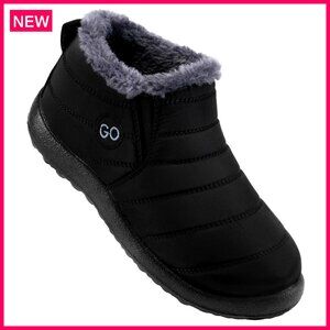 Womens Waterproof Snow Boots Fur Lined Ankle Booties Winter Shoes Comfortable